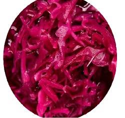 ترشی گل کلم قرمز فله